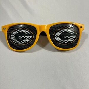 Green Bay Packers Pinhole Lens Sunglasses Yellow Black Sentry Promo G Logo